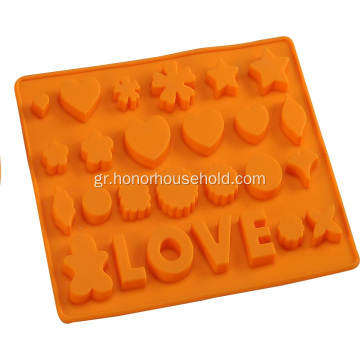 Σιλικόνη Valentine Heart Chocolate Cake Mold